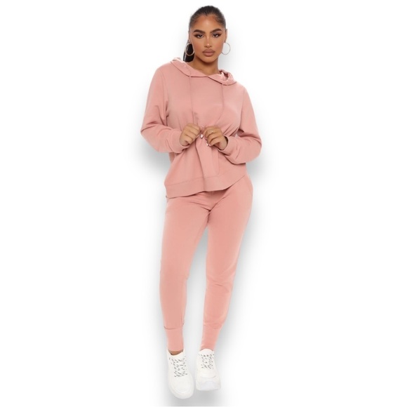 Fashion Nova The New Look Joggers Mauve Sz. Large - Picture 3 of 10